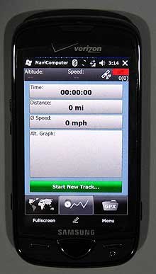 NaviComputer - Start recording your path